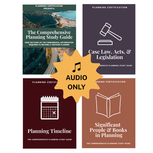 AICP Study Guide Bundle - All 4 Ebooks Audio Only