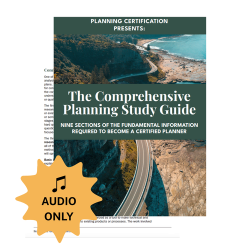 AICP Comprehensive Planning Study Guide — Audio Only