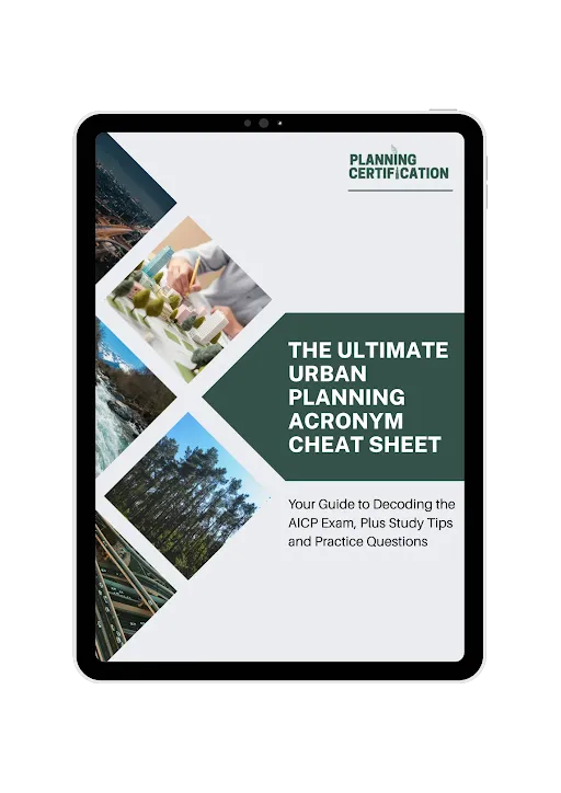 The Ultimate Urban Planning Acronym Cheat Sheet