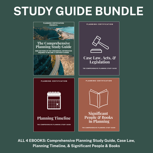 Study Guide Bundle | AICP Planning Exam Study Guide Package